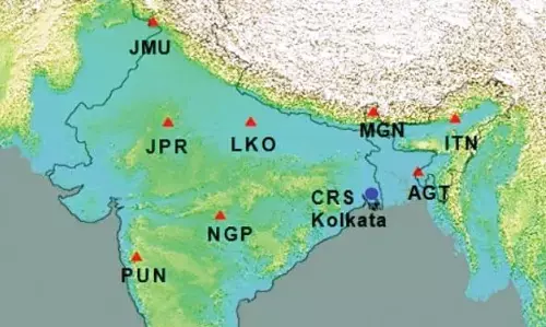 सिस्मो-जिओडेटिक ऑब्जर्वेटरी नेटवर्क में नागपुर शामिल