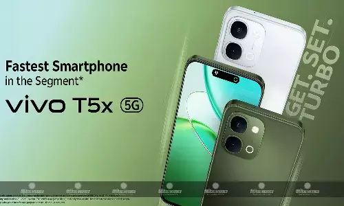 Vivo T5x 5G भारत में मीडियाटेक डाइमेंसिटी 7400 टर्बो चिप और 7200mAh बैटरी के साथ लॉन्च, शुरुआती कीमत 18999 रुपए