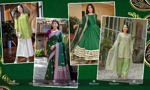 मां ब्रह्मचारिणी को खुश करने के लिए पहनें हरे कपड़े, यहां से लें बेहतरीन आइडियाज