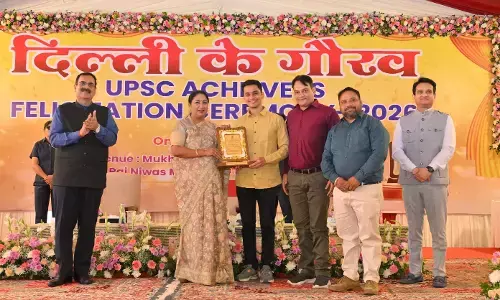 यूपीएससी में चयनित डॉ. अभिजीत जैन दिल्ली में हुए सम्मानित