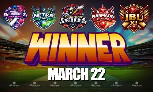 इंजीनियर्स इलेवन की दमदार जीत से दैनिक भास्कर कॉर्पोरेट कप का आगाज