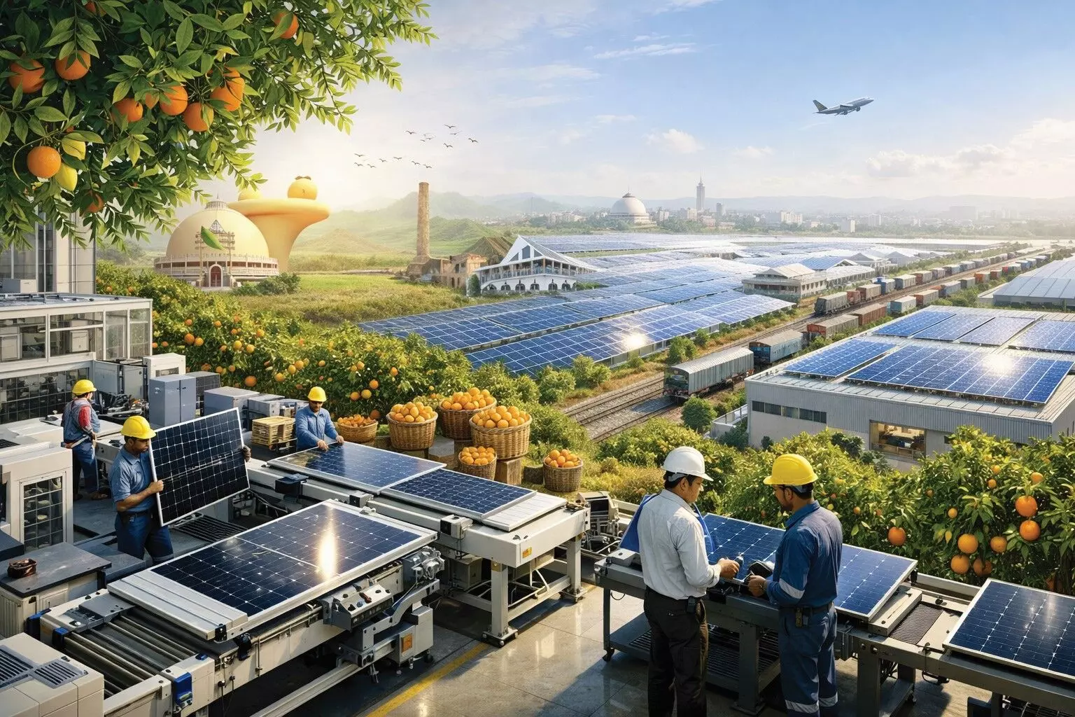 अतिरिक्त बुटीबोरी में तैयार हो रहा सोलर इंडस्ट्रियल क्लस्टर, ऑरेंज सिटी से सोलर सिटी की उड़ान अतिरिक्त बुटीबोरी में तैयार हो रहा सोलर इंडस्ट्रियल क्लस्टर, ऑरेंज सिटी से सोलर सिटी की उड़ान