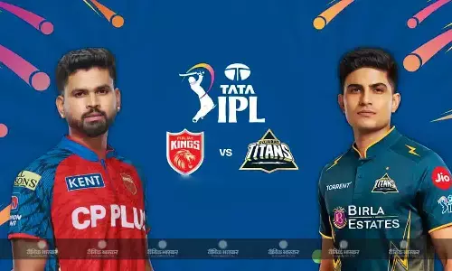 GT ने पंजाब किंग्स को दिया 162 रन का टारगेट, विजयकुमार वैशाख ने 4 ओवरों में झटके 3 विकेट GT ने पंजाब किंग्स को दिया 162 रन का टारगेट, विजयकुमार वैशाख ने 4 ओवरों में झटके 3 विकेट