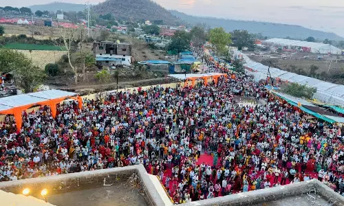 हनुमान लोक में उमड़ा श्रद्धालुओं का सैलाब, किए संकटमोचन के दिव्य दर्शन