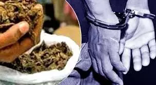 रेलवे स्टेशन क्षेत्र में 6 किलो गांजे के साथ 68 वर्षीय व्यक्ति गिरफ्तार