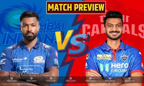 IPL के पहले डबल हेडर मुकाबले के पहले मैच में दिल्ली और मुंबई आमने-सामने, जानें प्लेइंग 11 से लेकर पिच रिपोर्ट तक सारी जानकारी IPL के पहले डबल हेडर मुकाबले के पहले मैच में दिल्ली और मुंबई आमने-सामने, जानें प्लेइंग 11 से लेकर पिच रिपोर्ट तक सारी जानकारी