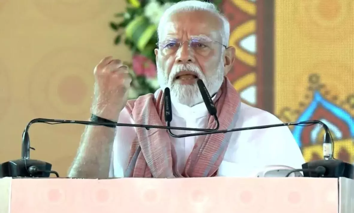 ममता बनर्जी पर जमकर बरसे PM मोदी, कहा- बंगाल की निर्मम सरकार हर रोज कर रही लोकतंत्र को लहुलूहान ममता बनर्जी पर जमकर बरसे PM मोदी, कहा- बंगाल की निर्मम सरकार हर रोज कर रही लोकतंत्र को लहुलूहान