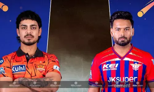 SRH ने LSG को दिया 156 रनों का टारगेट, क्लासेन ने दिखाई अपनी क्लाश, रेड्डी ने बिखेला अपना जलवा SRH ने LSG को दिया 156 रनों का टारगेट, क्लासेन ने दिखाई अपनी क्लाश, रेड्डी ने बिखेला अपना जलवा
