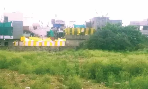 वैशाली नगर घाट पर अंधेरा असामाजिक तत्वों का डेरा, कुएं का पानी दूषित, मोटर भी बंद है