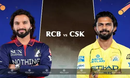 RCB ने CSK को दिया 251 रन का लक्ष्य, रजत पाटीदार और टिम डेविड ने खेली विस्फोटक पारी RCB ने CSK को दिया 251 रन का लक्ष्य, रजत पाटीदार और टिम डेविड ने खेली विस्फोटक पारी