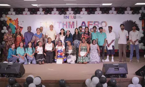रबीन्द्रनाथ टैगोर विश्वविद्यालय में लगातार तीसरे वर्ष भव्य रूप से आयोजित हुआ ‘अफ्रो फेस्ट’