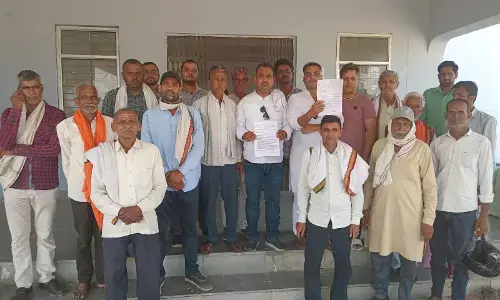 भारतीय किसान संघ ने सौपा मुुख्यमंत्री के नाम ज्ञापन, समर्थन मूल्य पर गेहूं की खरीदी और ऋण वसूली मेें ब्याज के मुद्दे पर नाराजगी