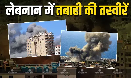 इजरायल ने लेबनान में एकसाथ गिराए 160 बम, 10 मिनट में तबाह हुए कई इलाके, भयावह तस्वीरें आई सामने