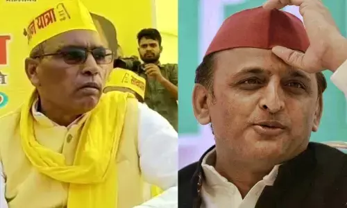 यूपी आगामी विधानसभा चुनाव को लेकर गरमाई राजनीति, ओपी राजभर ने अखिलेश यादव पर धोखा देने के लगाए आरोप