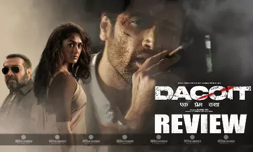 रोलर कोस्टर राइड है अदिवि शेष, मृणाल ठाकुर, अनुराग कश्यप की डकैत, ठहराव से आगे है बढ़ती