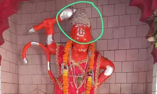 दानदाई मंदिर का ताला टूटा, हनुमान जी का चांदी का मुकुट हुआ चोरी