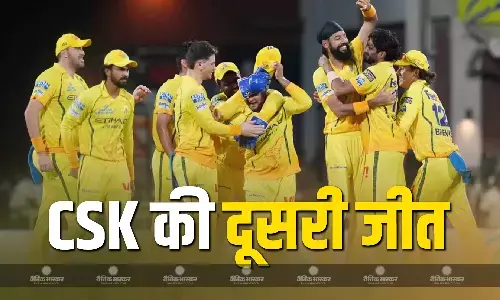 CSK ने KKR को दी 32 रनों से करारी शिकस्त, नूर अहमद की घातक गेंदबाजी में ढह गई कोलकाता