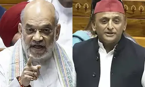 संसद में मुस्लिम महिलाओं के आरक्षण पर अमित शाह-अखिलेश यादव में बहस, जाति जनगणना को लेकर उठाए सवाल