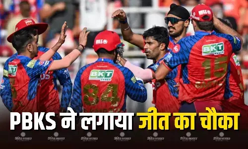 PBKS ने MI को 7  विकेट से दी मात, प्रभसिमरन और श्रेयस ने तूफानी बल्लेबाजी कर टीम को टॉप पर पहुंचाया