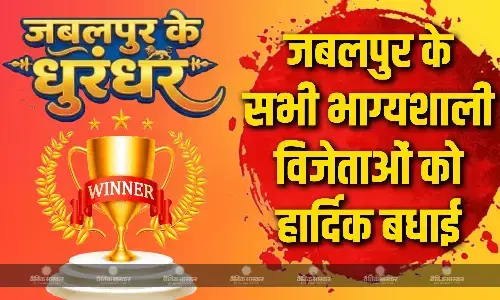 जबलपुर के धुरंधर, दैनिक भास्कर ने घोषित किए इस सप्ताह के 50 भाग्यशाली विजेता