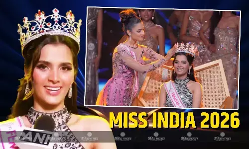 जानें कौन हैं 30 प्रतियोगियों को हराकर मिस इंडिया 2026 बनी साध्वी सैल? निकिता पोरवाल ने साध्वी को पहनाया ताज