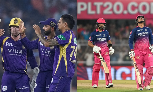 राजस्थान ने कोलकाता के सामने रखा 156 रन का टारगेट, फिर चला वैभव सूर्यवंशी का बल्ला, वरुण चक्रवर्ती ने झटके 3 विकेट