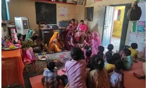 पोषण पखवाडा कार्यक्रम के तहत जागरूकता गतिविधि आयोजित