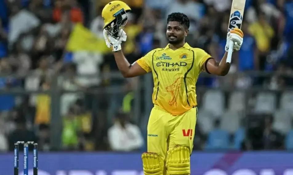 मुंबई के खिलाफ संजू सैमसन ने ठोका तूफानी, लगाई रिकॉर्ड्स की झड़ी