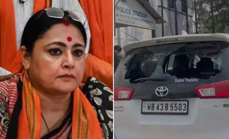 वोटिंग के दौरान कार पर हुए हमले से भड़कीं BJP उम्मीदवार अग्निमित्रा पॉल, TMC और ममता बनर्जी पर जमकर साधा निशाना