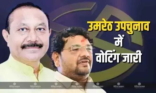 गुजरात के आणंद जिले की उमरेठ विधानसभा क्षेत्र पर उपचुनाव के लिए वोटिंग