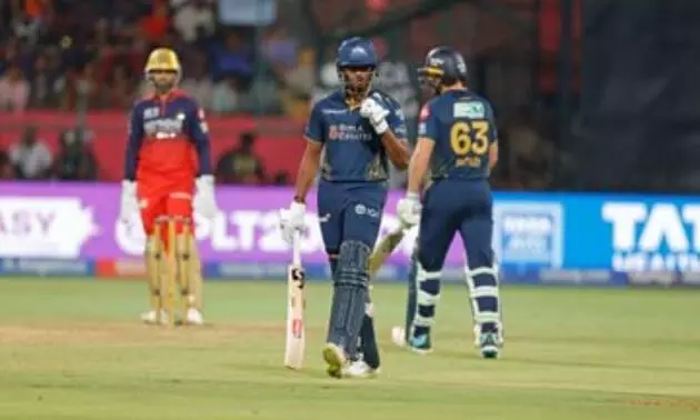 गुजरात ने बेंगलुरु को दिया 206 रन का टारगेट, साईं सुदर्शन ने लगाया तूफानी शतक