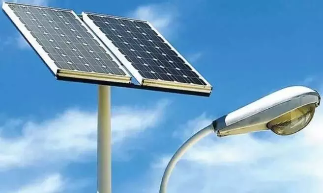 सभी विभागों पर सोलर लाइट, ट्री, स्टड एवं हाईमास्ट लगाने पर लगाई रोक