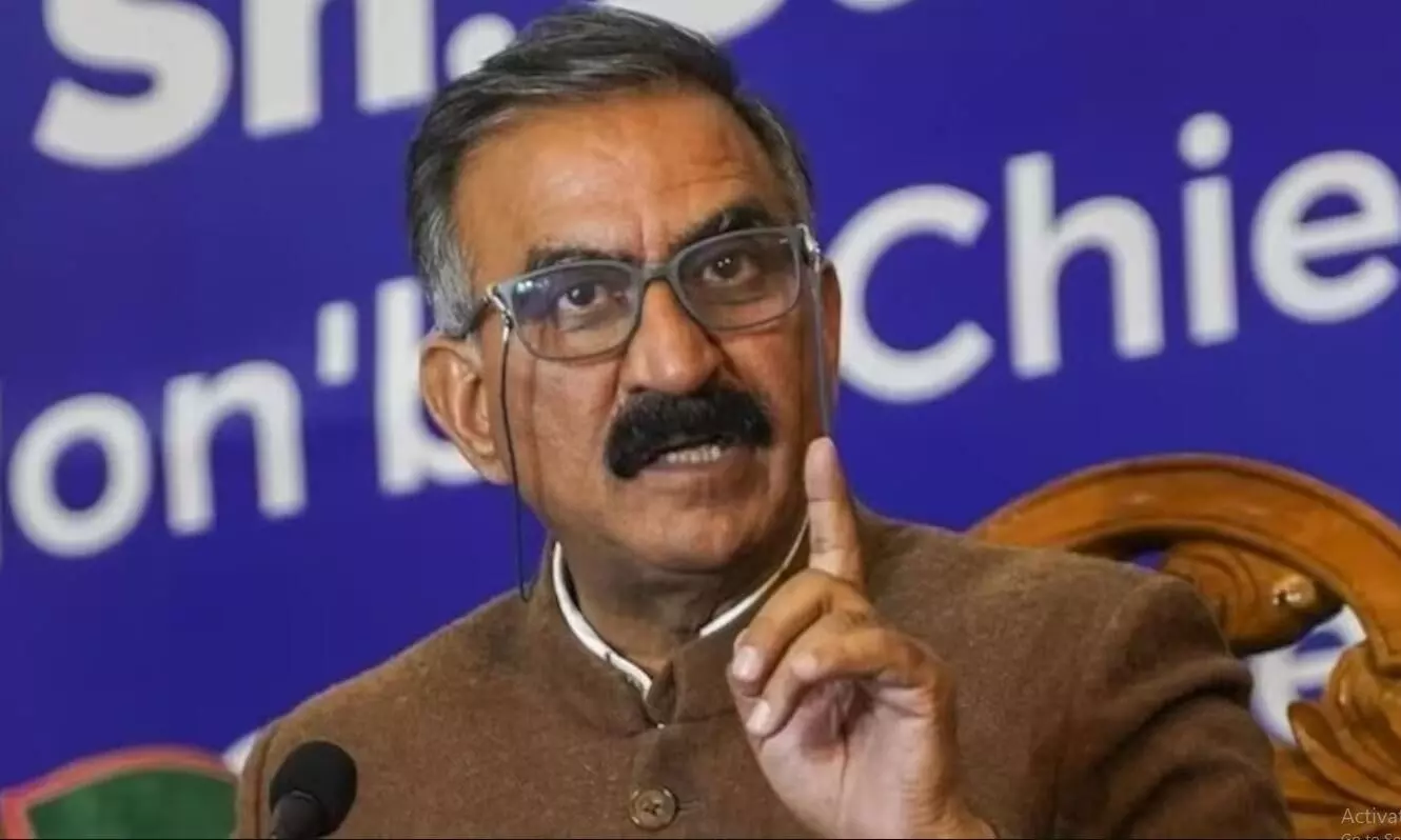 महिला आरक्षण बिल पहले ही हो गया पास हिमाचल प्रदेश के CM ने बीजेपी के विरोध पर ध्यान भटकाने के लगाए आरोप