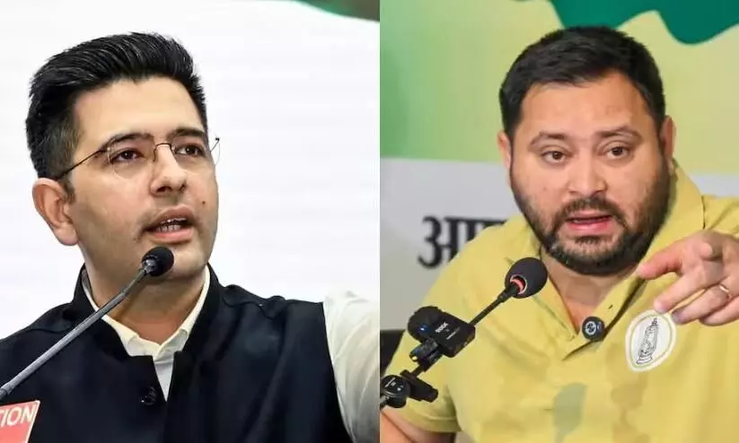 BJP में जाने वाले डरे और बिके लोग, आप नेताओं के पार्टी छोड़ने पर तेजस्वी यादव की आई प्रतिक्रिया