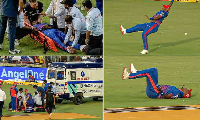 पंजाब और दिल्ली के मैच में मचा हंगामा, बुरी तरह इंजर्ड हुआ ये खिलाड़ी, मैदान पर बुलानी पड़ी एंबुलेंस, देखें VIDEO