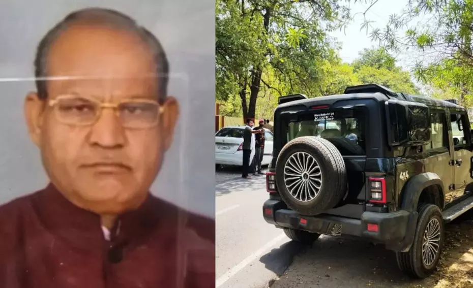 झांसी में तेज रफ्तार थार ने स्कूटी को रौंदा, 70 वर्षीय बुजुर्ग की मौत, जांच में जुटी पुलिस