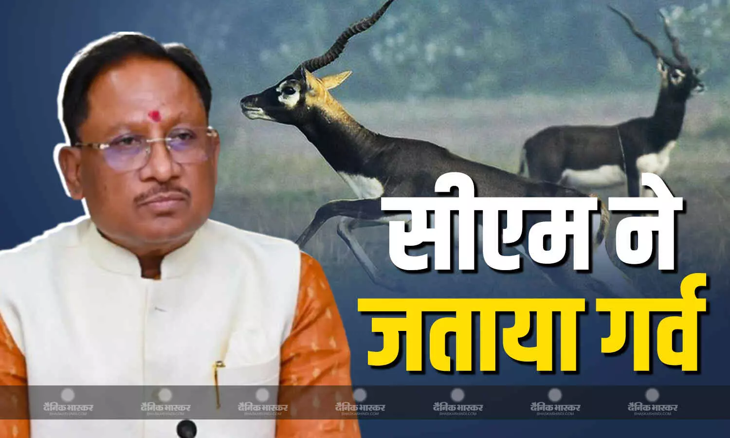 PM मोदी के मन की बात में छत्तीसगढ़ में काले हिरण के संरक्षण के प्रयासों का जिक्र, CM साय ने जताया गर्व