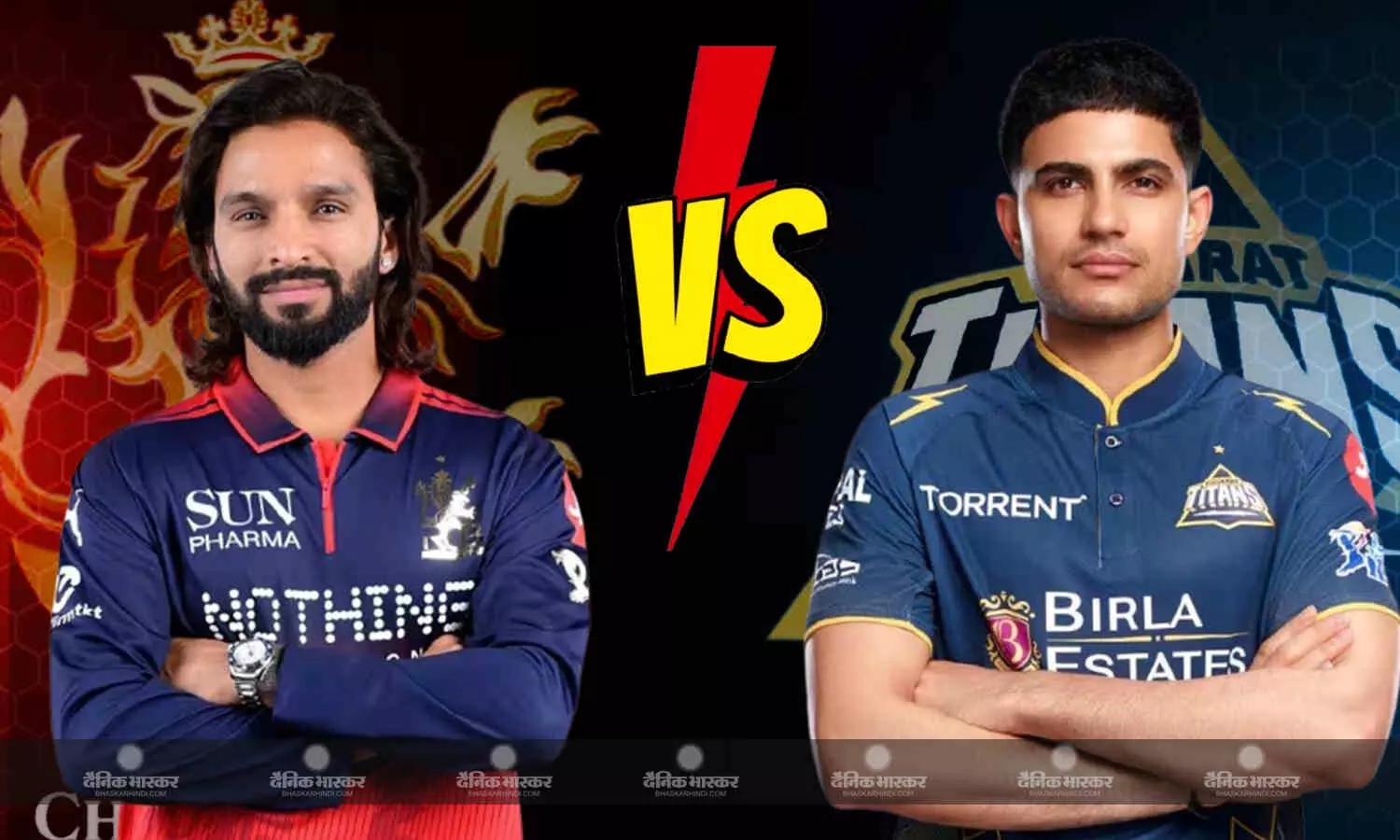 RCB ने GT को दिया 156 रन का टारगेट, गुजरात के गेंदबाजों के सामने बेंगलुरु ताश के पत्तों की तरह ढह गई