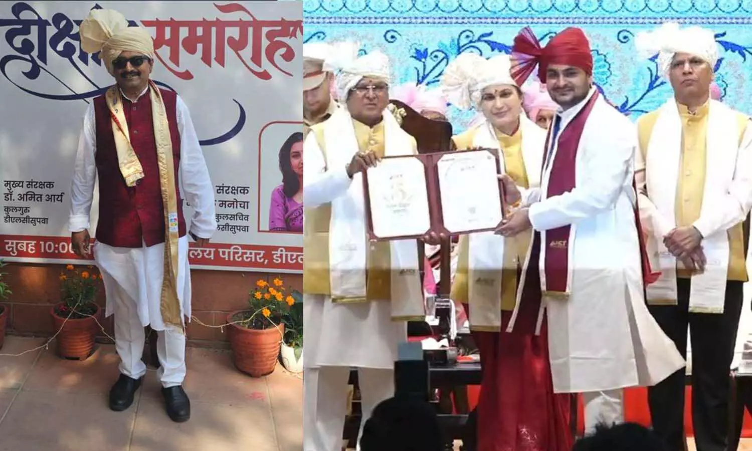 मीडिया गुरु प्रो. (डॉ.) केजी सुरेश पर शोध, राज्यपाल मंगूभाई पटेल ने अंकित पांडेय को प्रदान की पीएचडी उपाधि
