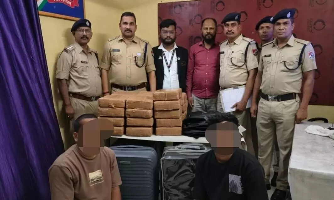 आरपीएफ ने जब्त किया 34 लाख रुपए का गांजा, दो अलग-अलग ट्रेनों में कार्रवाई, चार आरोपी गिरफ्तार