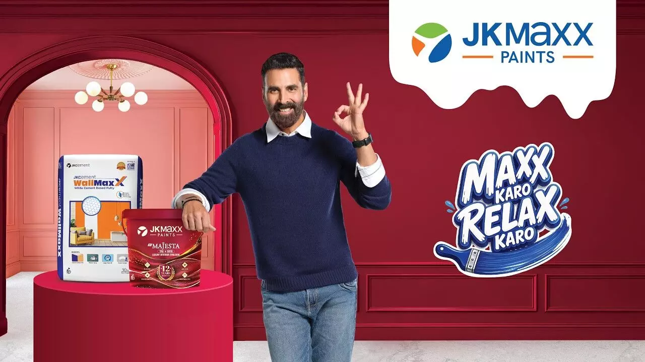 जेके मैक्स पेंट्स ने किया नए कैंपेन का अनावरण मैक्स करो, रिलैक्स करो अक्षय कुमार के साथ फिल्माया नया विज्ञापन जेके मैक्स पेंट्स ने किया नए कैंपेन का अनावरण मैक्स करो, रिलैक्स करो अक्षय कुमार के साथ फिल्माया नया विज्ञापन