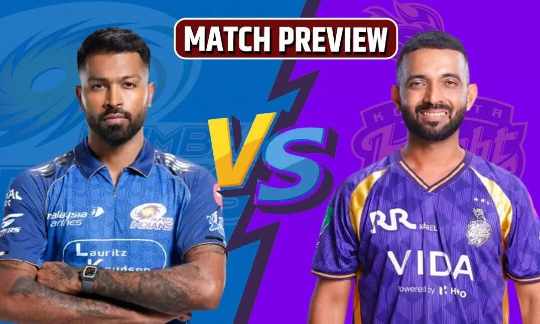 केकेआर और एमआई आज होंगे आमने-सामने, जानें दोनों टीमों का हेड टू हेड रिकॉर्ड से लेकर प्लेइंग 11 और पिच रिपोर्ट तक सब कुछ केकेआर और एमआई आज होंगे आमने-सामने, जानें दोनों टीमों का हेड टू हेड रिकॉर्ड से लेकर प्लेइंग 11 और पिच रिपोर्ट तक सब कुछ