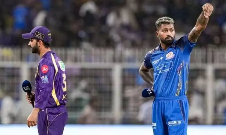 बारिश के चलते रुका कोलकाता-मुंबई मैच, रद्द होने पर प्लेऑफ की रेस से बाहर हो जाएगी KKR? जानें पूरा समीकरण बारिश के चलते रुका कोलकाता-मुंबई मैच, रद्द होने पर प्लेऑफ की रेस से बाहर हो जाएगी KKR? जानें पूरा समीकरण