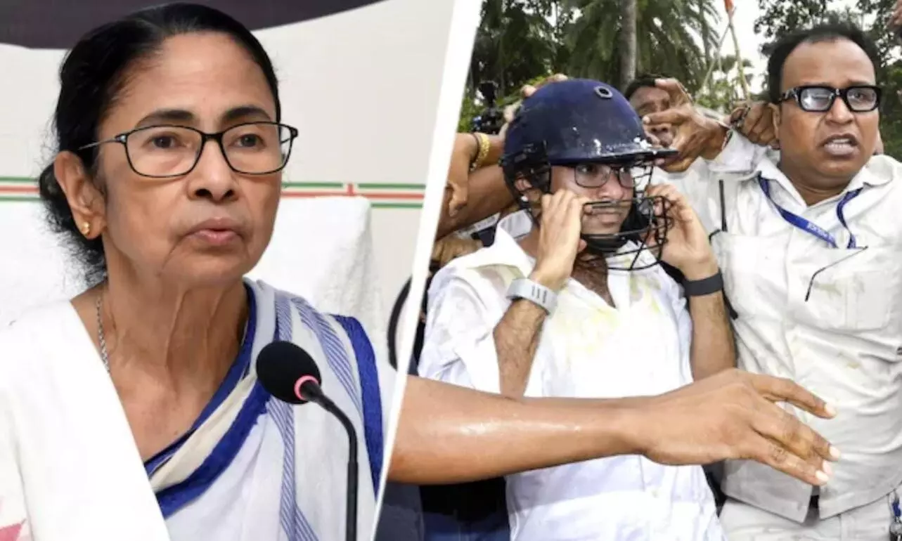 TMC नेताओं पर हमले और अभिषेक बनर्जी को जान से मारने... ममता बनर्जी ने BJP पर लगाए गंभीर आरोप TMC नेताओं पर हमले और अभिषेक बनर्जी को जान से मारने... ममता बनर्जी ने BJP पर लगाए गंभीर आरोप