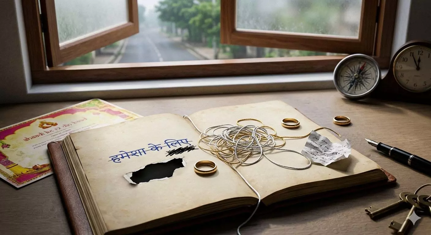 शादी के चंद दिनों बाद पति के हाथ लगी कथित डायरी, पत्नी पर शक हुआ तो बंद कमरे में लगा ली फांसी