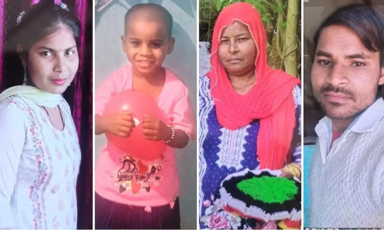सहारनपुर में कार ने बाइक को पीछे से मारी जोरदार टक्कर, 5 वर्षीय मासूम समेत 4 लोगों की मौत, ऐसे हुआ भीषण हादसा सहारनपुर में कार ने बाइक को पीछे से मारी जोरदार टक्कर, 5 वर्षीय मासूम समेत 4 लोगों की मौत, ऐसे हुआ भीषण हादसा