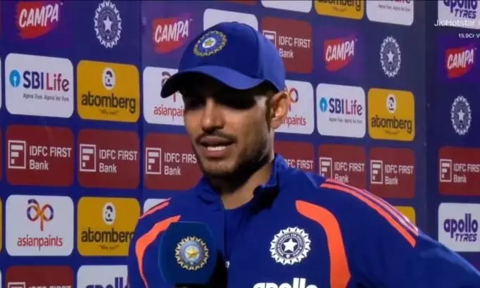प्लेयर ऑफ द मैच जीतने के बाद कप्तान शुभमन गिल क्या बोले? मैच टी-20 जैसा रहा, भारतीय गेंदबाजों की तारीफ में क्या कहा? प्लेयर ऑफ द मैच जीतने के बाद कप्तान शुभमन गिल क्या बोले? मैच टी-20 जैसा रहा, भारतीय गेंदबाजों की तारीफ में क्या कहा?