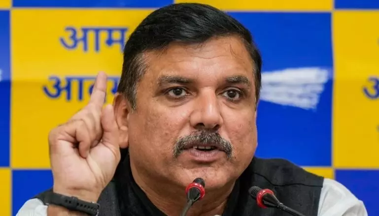 ओपी राजभर के सपा में टूट वाले बयान पर आप सांसद संजय सिंह का पलटवार, यूपी में ब्राह्मणों के मुद्दे पर BJP को घेरा