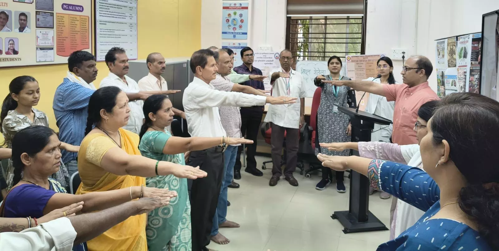 व्यसनाधीन लोगों का सबसे बड़ा दुश्मन तंबाकू, मुख कैंसर और फेफड़ों के रोग संबंधी दी जानकारी