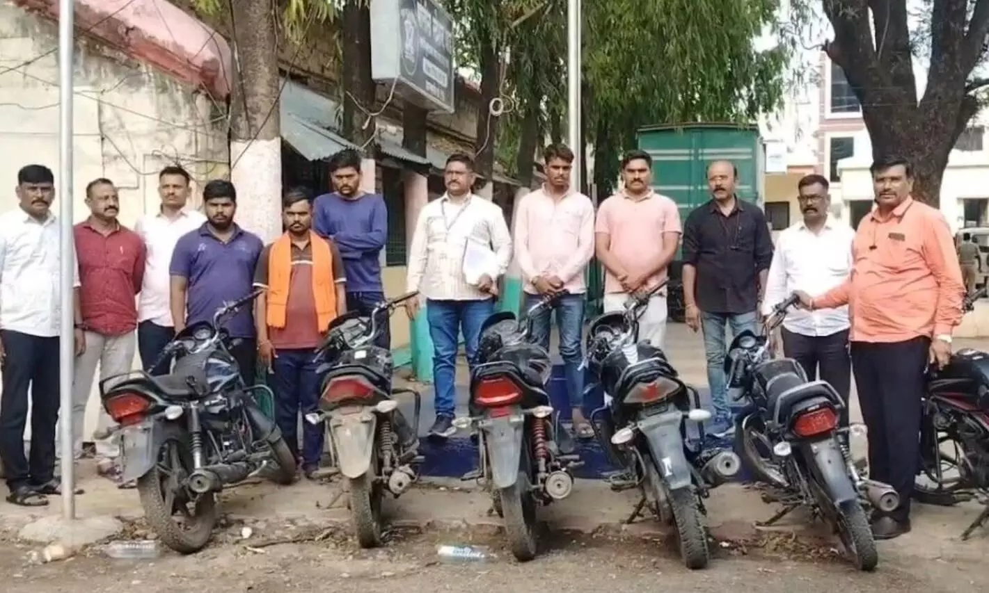 दोपहिया वाहन चोर गिरोह का भंडाफोड़, 15 बाइक बरामद